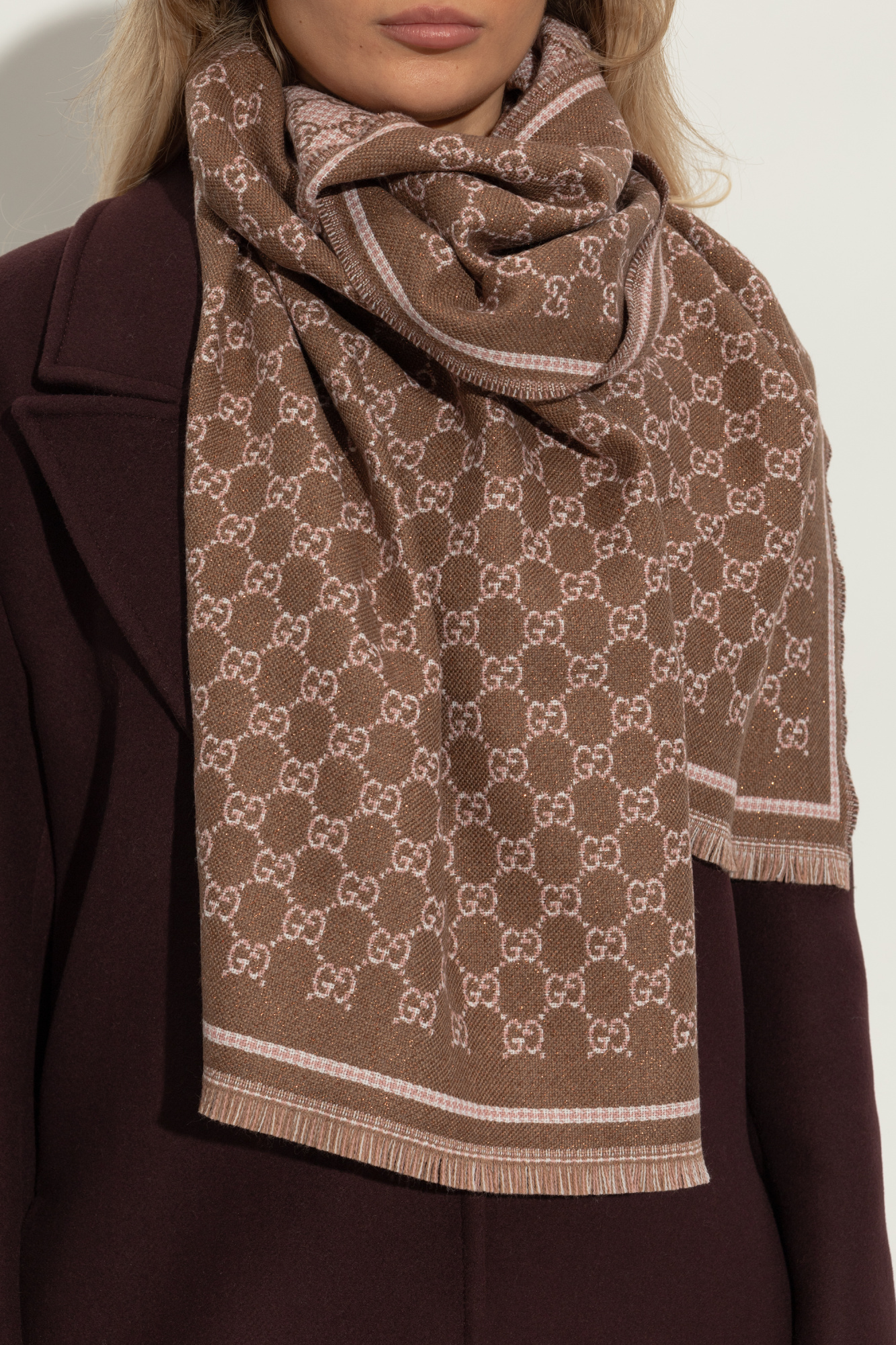 GUCCI モノグラムスカーフ Gucci Scarf with monogram | Women's | Vitkac